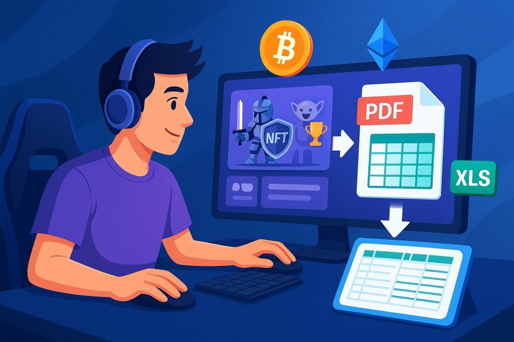 Optimizing Gaming NFT Assets: How CoolUtils’ PDF to Excel Converters Unlock New Opportunities for Crypto Gamers